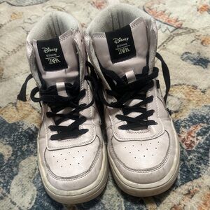 Disney Kids Sneakers - Metallic Silver and Black